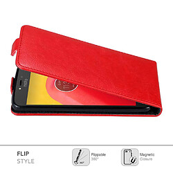 Cadorabo Coque Motorola MOTO C Etui en Rouge