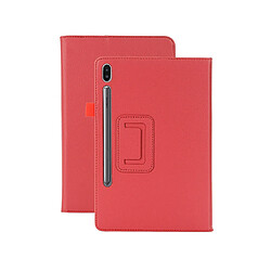 Xeptio Samsung Galaxy TAB S7 FE 5G Etui housse pochette rouge