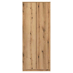 Dansmamaison Armoire 2 portes battantes Bois clair - QIZ