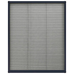 Acheter vidaXL Moustiquaire plissée pour fenêtre Aluminium Anthracite 60x80 cm