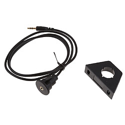 Acheter Mâle à Femelle 3.5mm AUX Extension Rush Panel Mount Cable pour Bateau 1 Mètre