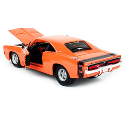 Avis Universal 1: 24 1969 1969 Dodge Modified Challenger R/T Convertible High Detailed Moulding Precision Model Car Collection Cadeau.(Rouge)