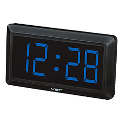 4 '' grand led affichage numérique horloge de bureau horloge murale horloges eu plug bleu pas cher