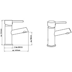 Avis SCHÜTTE Mitigeur de lavabo LAURANA Chrome