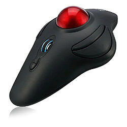 Universal IMOUSE T40 2,4 GHz sans fil ergonomique programmable ambidextre 4800dpi optique trackball, 10m