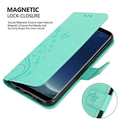 Cadorabo Coque Samsung Galaxy S8 Etui en Turquoise pas cher