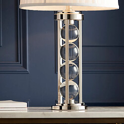 Acheter Interiors 1900 Base de Lampe Newton, cristal et nickel (sans abat-jour)