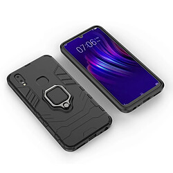 Acheter Wewoo Coque Housse de protection antichoc PC + TPU pour Vivo V11i, avec support d'anneau magnétique (Noir)