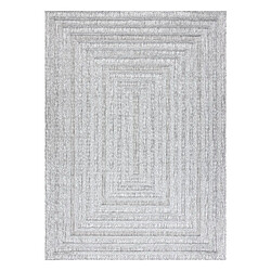 RUGSX Tapis SANTO SIZAL 0999 géométrique gris 120x170 cm