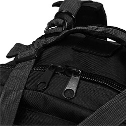 Acheter vidaXL Sac à dos en style militaire 50 L Noir