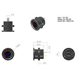 LED voltmètre numérique pas cher