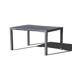 Concept Usine Table de jardin extensible en alu 2 à 6 personnes OLAHO