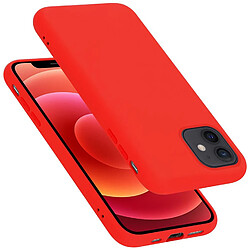 Cadorabo Coque iPhone 12 MINI Etui en Rouge