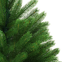 Avis vidaXL Arbre de Noël artificiel aiguilles réalistes 120 cm vert