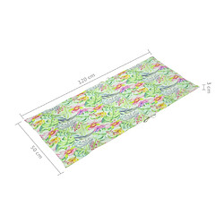 vidaXL Coussins de chaise de jardin à dossier haut lot de 4 tissu pas cher