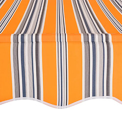 Acheter Maison Chic Store banne | Auvent rétractable de porte | Marquise Brise-soleil manuel 150 cm Rayures jaunes et bleues -GKD67309