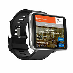 Lemfo Lemt 4G Smart Watch 2.86 Pouces Écran 5Mp Caméra 2700Mah Batterie Smartwatch Argent 3+32Gb