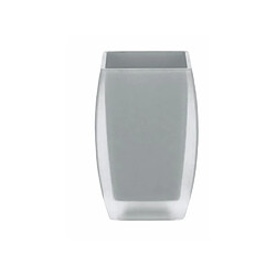 SPIRELLA Gobelet salle de bain Freddo - 10,5 x 7 x 7cm - Gris