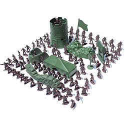 Acheter 100pcs Combat De L'armée Jeu Soldat Mis Jouet Militaire Enfant Ami Cadeau