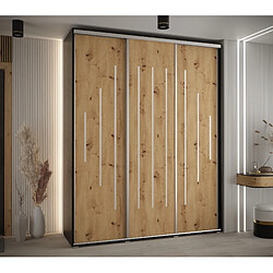 Abiks Meble Armoire Davos 12 À Portes Coulissantes 235,2/190/60 3 Portes