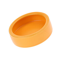 Avis 2pieces reptiles mangeoire en céramique bol alimentaire anti-évacuation plat pour lézard gecko orange rond m