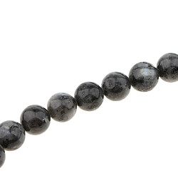 Avis bricolage larvikite labradorite pierre noire labradorite ronde perles en vrac 10mm