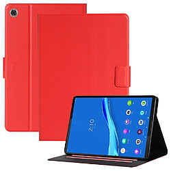 Etui en PU avec support et porte-carte rouge pour votre Samsung Galaxy Tab A8 10.5 (2021) X205/X200