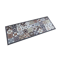 Calicosy Tapis design carreaux de ciments mosaïque 45 x 120 cm