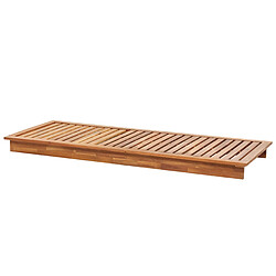 Beliani Chaise longue Bois Bois clair GRANARI pas cher