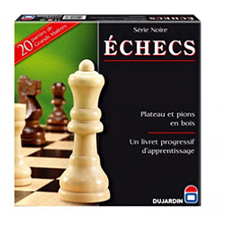 Dujardin Jeu Echecs en bois Serie Noire