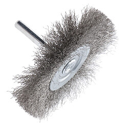 Brosse à Fils Métalliques Pour Le Dépoussiérage Des Métaux, Polissage Du Bois 75mm 0.15mm pas cher