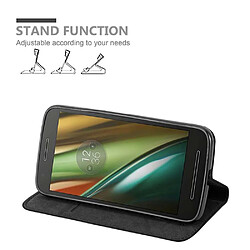 Acheter Cadorabo Coque Motorola MOTO E3 Etui en Noir