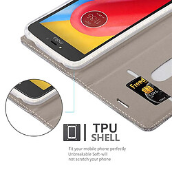 Cadorabo Coque Motorola MOTO C PLUS Etui en Gris