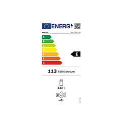 Réfrigérateur 1 porte 60cm 323l blanc - SI62SEUFR - INDESIT