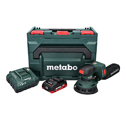 Metabo SXA 18 LTX 125 BL Ponceuse excentrique sans fil 18 V 125 mm Brushless + 1x batterie 4,0 Ah + chargeur + metaBOX