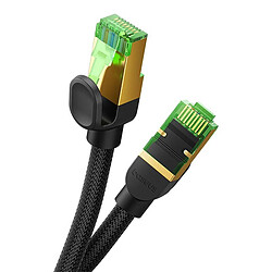 Braided network cable cat.8 Baseus Ethernet RJ45, 40Gbps, 10m (black) pas cher