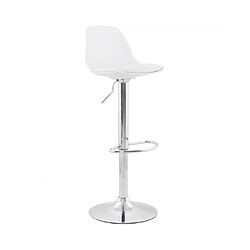 Kokoon Design Tabouret de bar design SUKI WHITE 39x42x104 cm