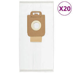 vidaXL Sacs d’aspirateur pour Nilfisk King 20 pcs