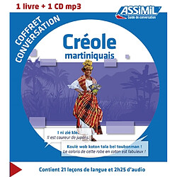 Coffret conversation créole martiniquais : 1 livre + 1 CD MP3 - Occasion