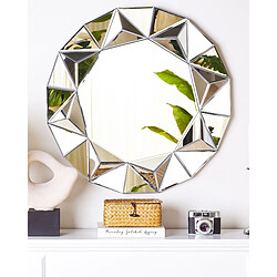 Beliani Miroir HABAY 70 cm Argenté