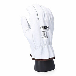 Avis Gants de travail EDM Transport Blanc Peau de vache - 8