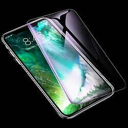 Wewoo 0.26mm 9H 6D Surface incurvée Film de verre trempé plein écran anti-Blue HD pour iPhone XR