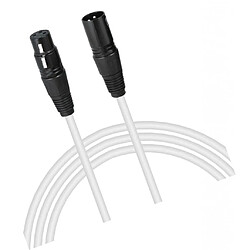 Acheter Câble De Microphone XLR à 3 Broches Mâle à Un Câble De Raccordement Femelle - PINS 5M Argent