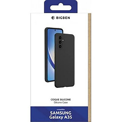 BigBen Connected Coque pour Samsung Galaxy A35 Silicone SoftTouch Antichocs Noir