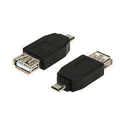 LogiLink Adaptateur USB 2.0, micro USB mâle - USB femelle ()