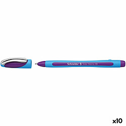 Crayon Schneider Slider Memo XB Violet Caoutchouc 10 Unités