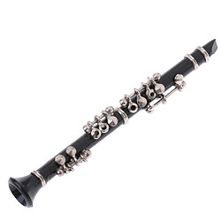 Acheter instrument de musique clarinette noire avec boîte pour 1/12 miniatures maison de poupée 8cm