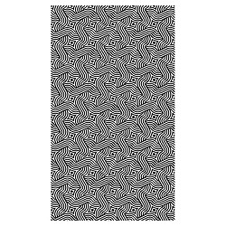 Alter Tapis de salle de bain, 100% Made in Italy, Tapis antitache avec impression numérique, Tapis antidérapant et lavable, Optique - Modèle Adana, 120x70 cm