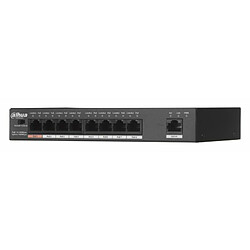 Avis Dahua Technology PFS3009-8ET1GT-96 commutateur réseau Non-géré L2 Fast Ethernet (10/100) Noir Connexion Ethernet, supportant l'alimentation via ce port (PoE)