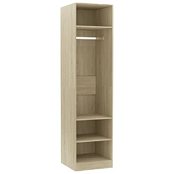 vidaXL Garde-robe Chêne sonoma 50x50x200 cm Bois d'ingénierie